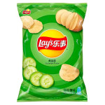 Картофельные чипсы Lay’s Cucumber Flavor со вкусом свежих огурцов, 70 г