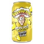 Газированный напиток Warheads Sour Lemon Soda со вкусом кислого лимона, 355 мл