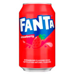 Газированный напиток Fanta Strawberry со вкусом клубники, 355 мл