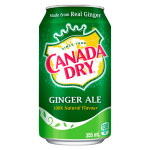 Газированный напиток Canada Dry Ginger Ale - имбирный эль, 355 мл