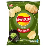 Картофельные чипсы Lay’s Wasabi Flavor со вкусом васаби, 70 г