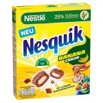 Сухой завтрак Nestle Nesquik Banana Crush с начинкой со вкусом банана, 350 г