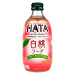 Газированный напиток Hatakosen White Peach Soda со вкусом белого персика, 300 мл