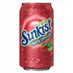 Газированный напиток Sunkist Cherry со вкусом вишни, 355мл