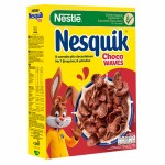 Сухой завтрак Nestle Nesquik Choco Waves шоколадные хлопья, 330 г