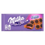 Шоколад Milka &amp; OREO Sandwich Strawberry со вкусом клубники, 92 г