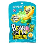 Леденец на палочке с шипучкой Bear JumPing со вкусом винограда, 16 г