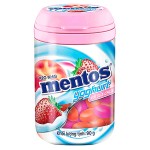 Жевательные конфеты Mentos Yoghurt со вкусом йогурта с персиком и клубникой, 90 г