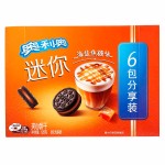 Печенье Oreo Mini Salted Caramel со вкусом солёной карамели, 120 г