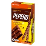 Печенье палочки Lotte Pepero Crunky в шоколадной глазури с хрустящим рисом, 39 г