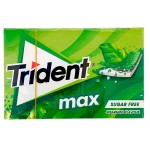 Жевательная резинка Trident Max Spearmint Flavour со вкусом зелёной мяты (без сахара), 23 г