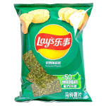 Картофельные чипсы Lay’s Seaweed Flavor со вкусом морских водорослей нори, 70 г