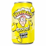 Газированный напиток Warheads Lemon Sour Soda со вкусом кислого лайма, 355 мл