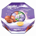 Новогодний подарочный набор конфет Milka Weihnachts Teller Christmas Plate, 141 г