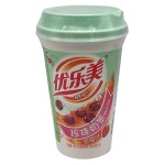 Напиток для приготовления чая Youlemei Bubble tea молочный с тапиокой клубничный, 70 г