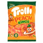 Жевательный мармелад Trolli Pfirsichringe - персиковые колечки, 100 г