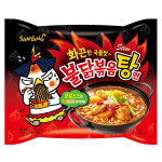 Лапша быстрого приготовления Samyang Hot Chicken Ramen Flavor Stew острая со вкусом тушёной курицы, 145 г