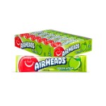 Жевательная конфета Airheads Green Apple со вкусом зелёного яблока, 15,6 г