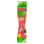 Кислый жевательный мармелад Haribo Spaghetti Fizz Strawberry со вкусом клубники, 200 г