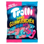 Жевательный мармелад Trolli Limited Saure Glühwürmchen Fan Favorite Кислые светлячки, сине-красные, 150 г