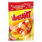 Растворимый напиток INVITE со вкусом клубники и банана, 12 г