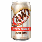 Газированный напиток A&amp;W Root Beer Zero (безалкогольное корневое пиво без сахара), 355 мл