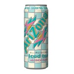 Холодный чёрный чай AriZona Lemon Tea со вкусом лимона, 680 мл