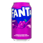 Газированный напиток Fanta Grape со вкусом винограда, 355 мл