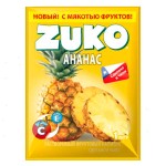 Растворимый напиток ZUKO со вкусом ананаса, 20 г