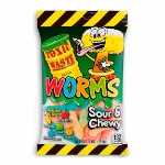 Кислый жевательный мармелад Toxic Waste Worms, 142 г
