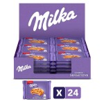 Печенье Milka Mini Sensation с кусочками шоколада и начинкой, 52 г