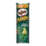 Картофельные чипсы Pringles Salt &amp; Seaweed со вкусом морской соли и водорослей, 107 г