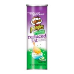Картофельные чипсы Pringles Sour Cream &amp; Onion reduced fat со вкусом сметаны и лука (обезжиренные), 158 г