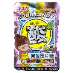 Леденцы YiMuBai Sour Candy девочка со вкусом фруктов, 25 г