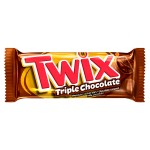 Шоколадный батончик Twix Triple Chocolate - Тройной шоколад, 40 г