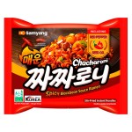 Лапша быстрого приготовления Samyang Chacharoni Spicy Blackbean Sauce Ramen острая с соусом из черных соевых бобов, 140 г