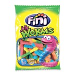Жевательный мармелад Fini Jelly Worms - Червячки в сахаре, 90 г