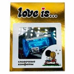 Сливочные жевательные конфеты Love Is микс вкусов (золотая упаковка), 105 г