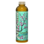 Холодный зелёный чай AriZona Green Tea with Ginseng and Honey с женьшенем и мёдом, 591 мл