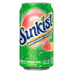 Газированный напиток Sunkist Watermelon со вкусом арбуза, 355 мл