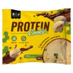 Протеиновое печенье SOJ Protein Cookie с фисташкой в молочном шоколаде без сахара, 40 г