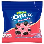 Печенье OREO Mini Strawberry с клубничным кремом, 20,4 г