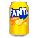 Газированный напиток Fanta Lemon со вкусом лимона, 330 мл