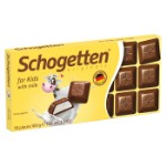 Шоколад Schogetten for Kids with Milk с молочной начинкой, 100 г