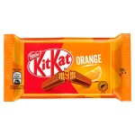 Шоколадный батончик KitKat 4 Fingers Orange со вкусом апельсина, 41,5 г