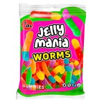Жевательный мармелад Jake Jelly Mania Worms кислые червячки, 100 г