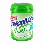 Жевательная резинка Mentos Pure Fresh Lime Mint со вкусом лайма (без сахара), 61,25 г