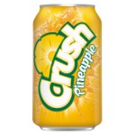 Газированный напиток Crush Pineapple со вкусом ананаса, 355 мл