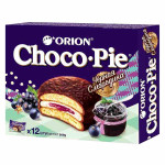 Печенье Orion Choco Pie чёрная смородина, 360 г