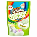 Кислые жевательные конфеты Skittles Squishy Cloudz Crazy Sours со вкусом фруктов, 94 г